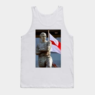 Bobby Moore Statue England Flag Wembley Stadium Tank Top